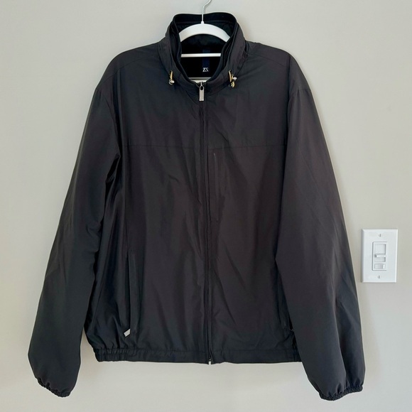 Zegna Sport Featherweight Fold Away Aqualite Jacket Hidden Hood Vented L - Picture 1 of 16
